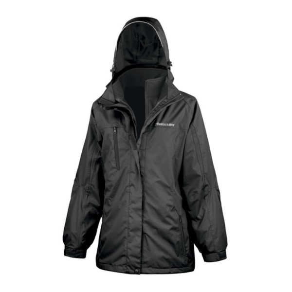 3-in-1 Jacke Damen / schwarz