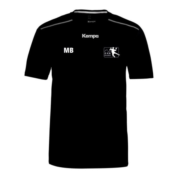 Poly Shirt Herren/Kinder / schwarz