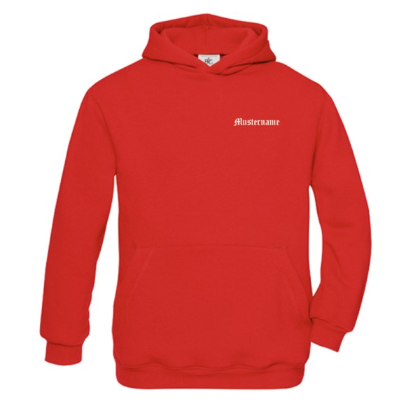 Kinder Kapuzenpulli / rot