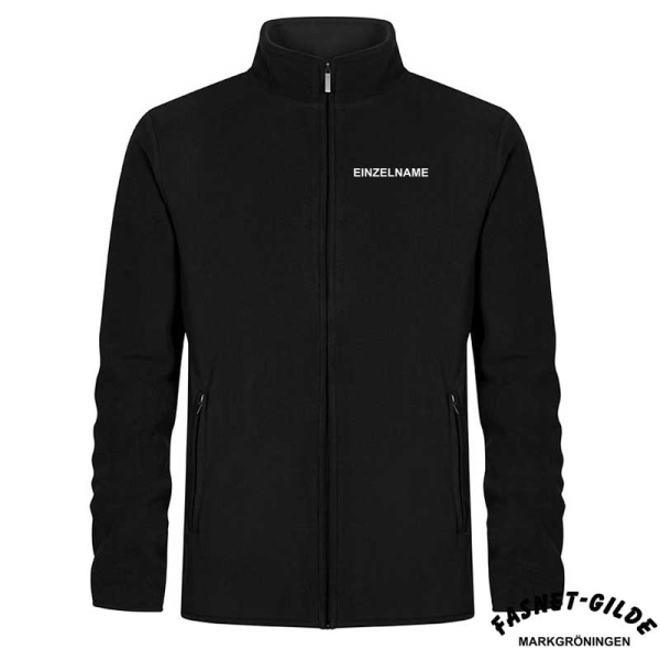 Fleecejacke Herren / schwarz