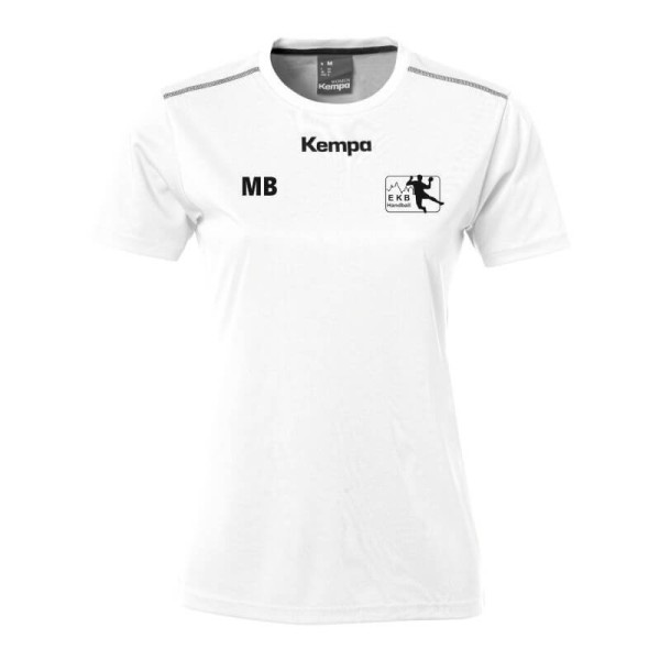 Poly Shirt Damen / weiß