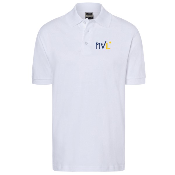 MVL Polo-Shirt / Herren Weiß