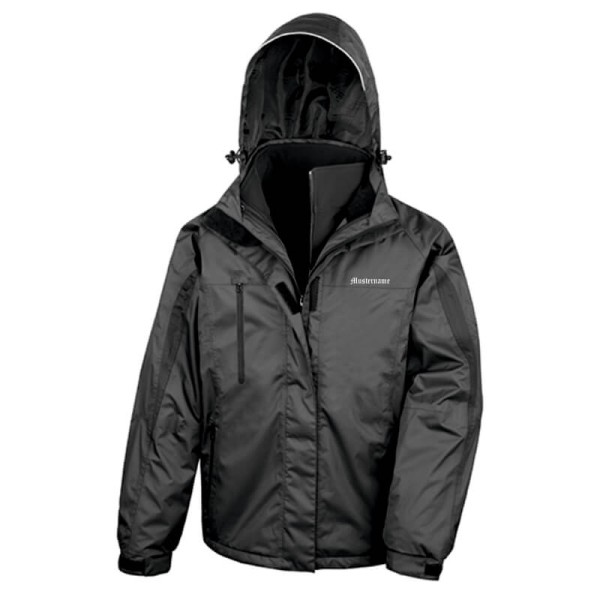3-in-1 Jacke Herren / schwarz