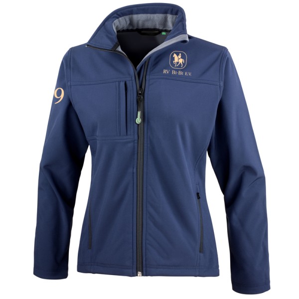 Damen Softshell Jacke Navy - Voltigieren