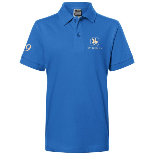 Kinder Polo-Shirt Royal - Springer