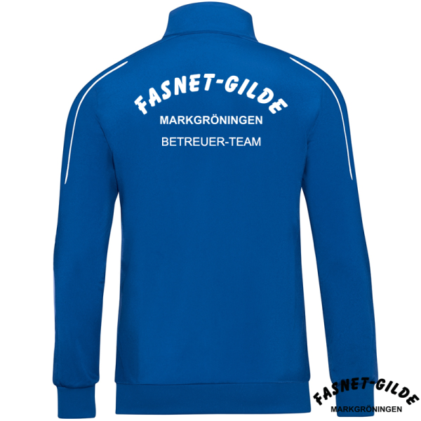 Jako Polyesterjacke Erwachsene / royalblau / Abteilungen