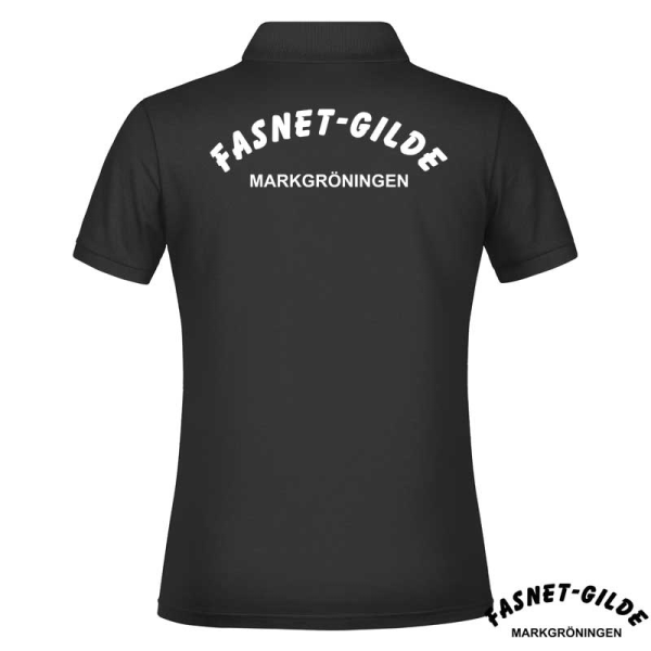 Polo-Shirt Damen / schwarz