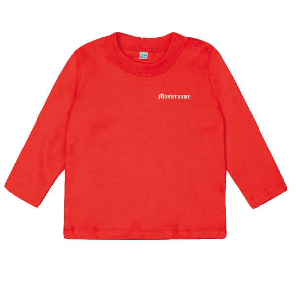 Baby Langarm Shirt / rot
