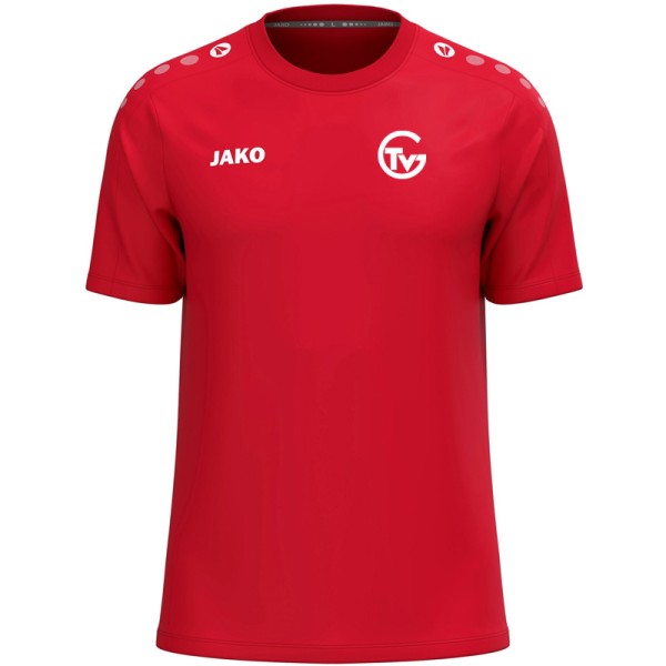 T-Shirt Polyester One Herren/Kinder / rot