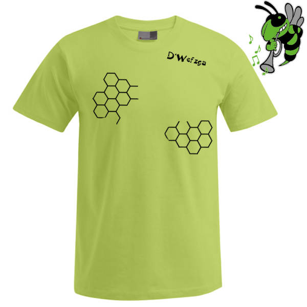 Herren Premium-T-Shirt / Wild lime