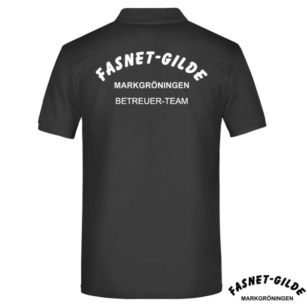 Herren Polo-Shirt / schwarz